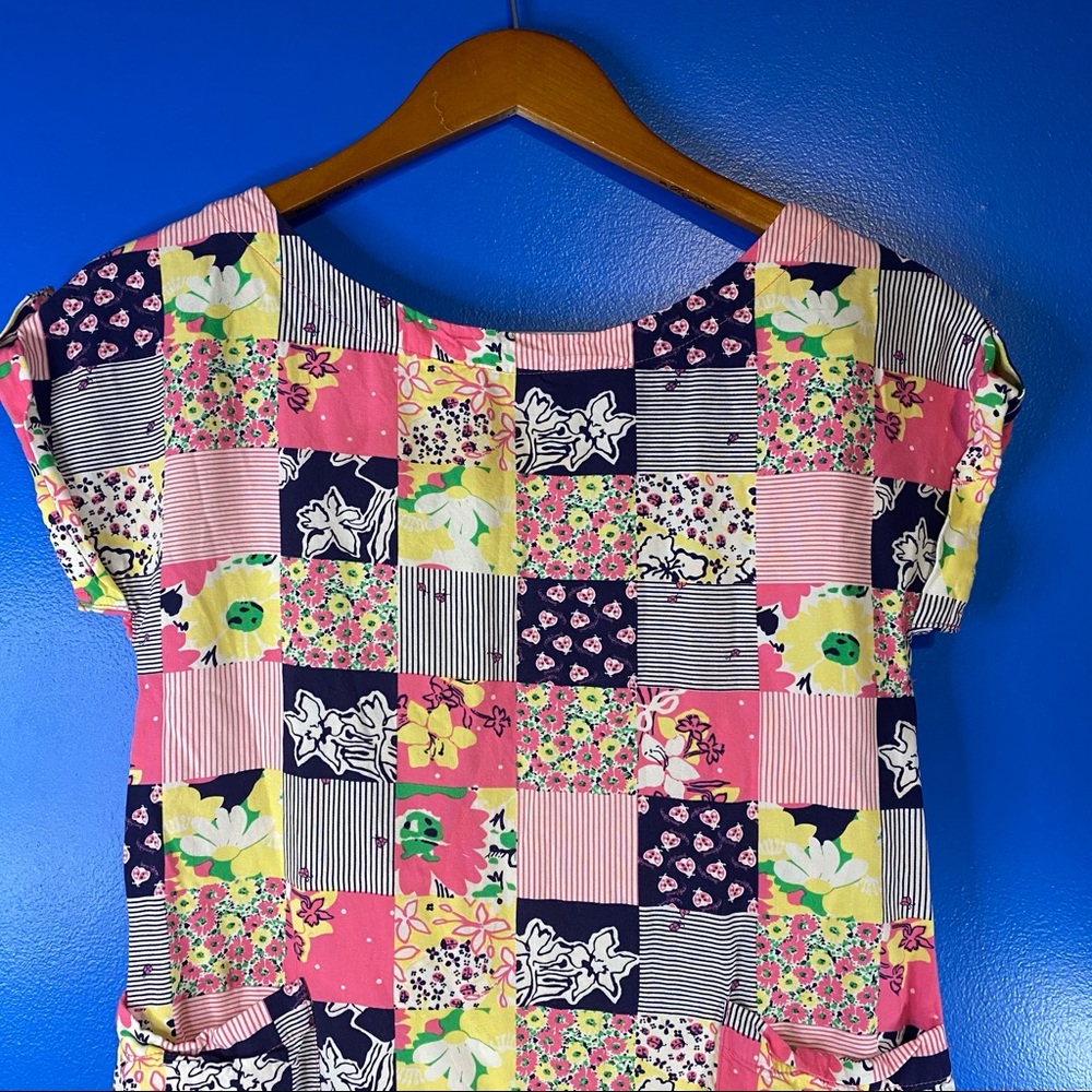 Lilly Pulitzer Rae Patchwork Mini Shift Dress Mul… - image 10